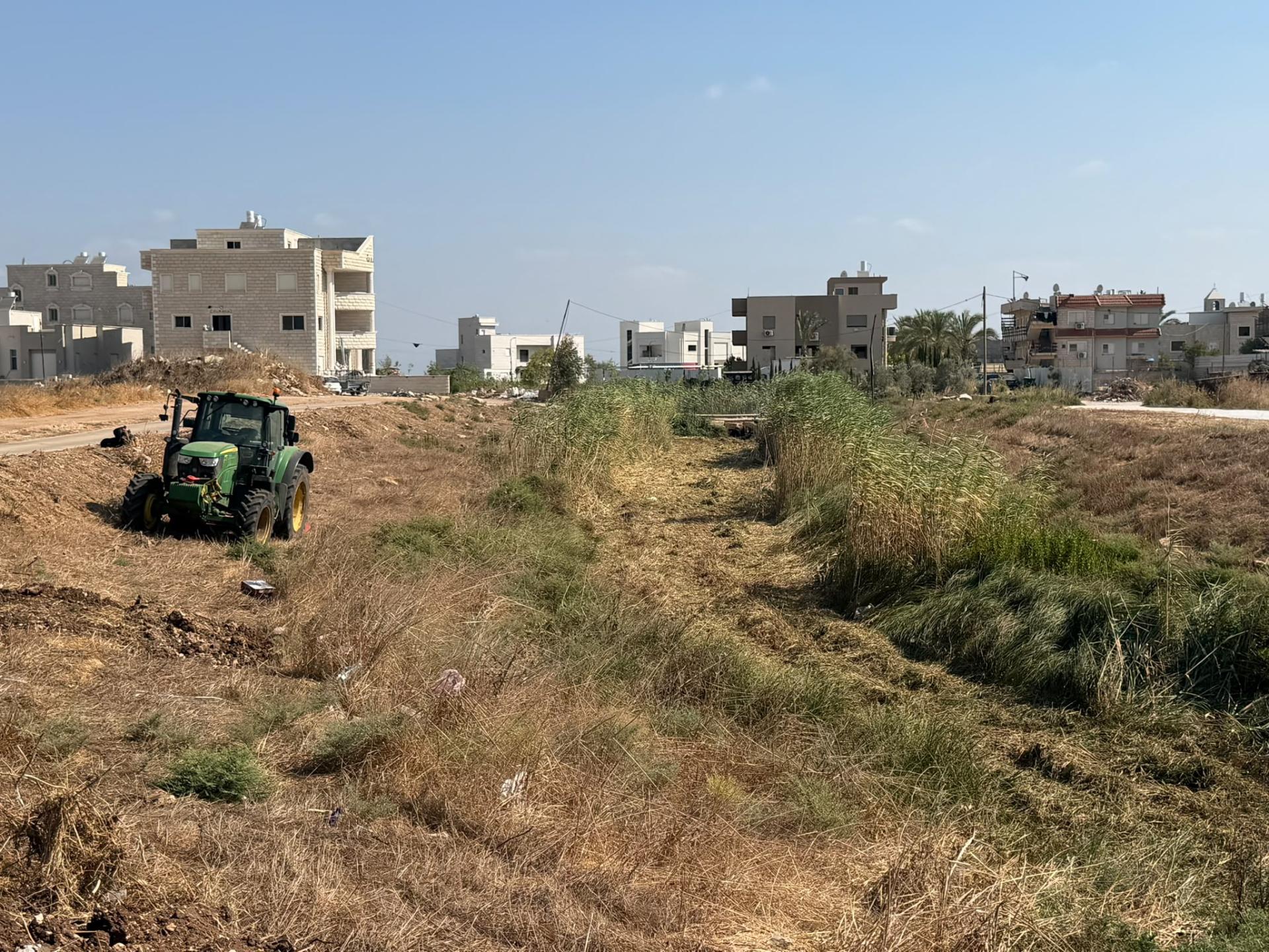עבודות ניקוי בנחל כסלן במוקייבלה