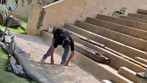 מעלים הילוך: עבודות נרחבות לקראת פתיחת שנה"ל